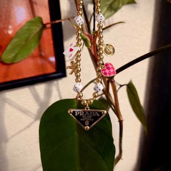 Prada Jewelry - Prada Gold-Tone Charm Necklace